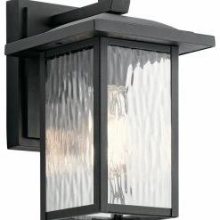 Best deal 🎉 Kichler Capanna 1-LT Outdoor Wall Light 49924BKT - Textured Black 🎉